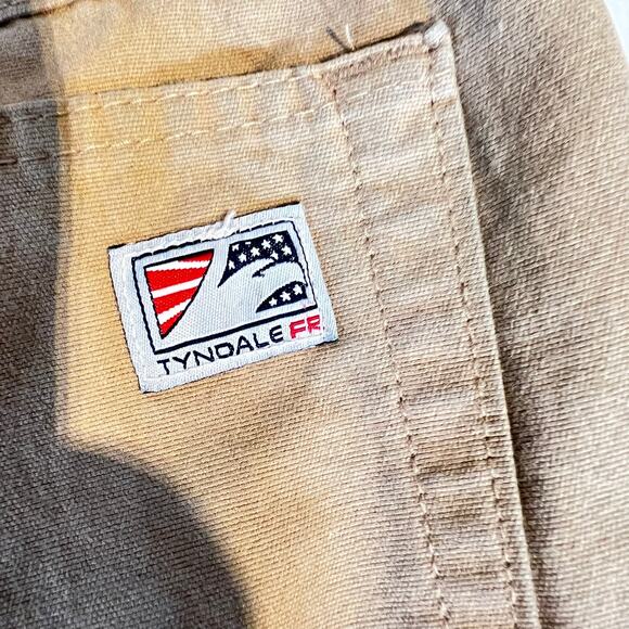 Tyndale FRMC Utility Pant Men 36W 31L see note Tan Flame Resistant Electric Cat2 - Picture 2 of 16